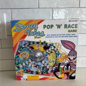 Looney Tunes Pop N' Race Board Game New Complete VTG Kids